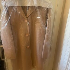 Mansur Gavriel size 42 pink wool coat